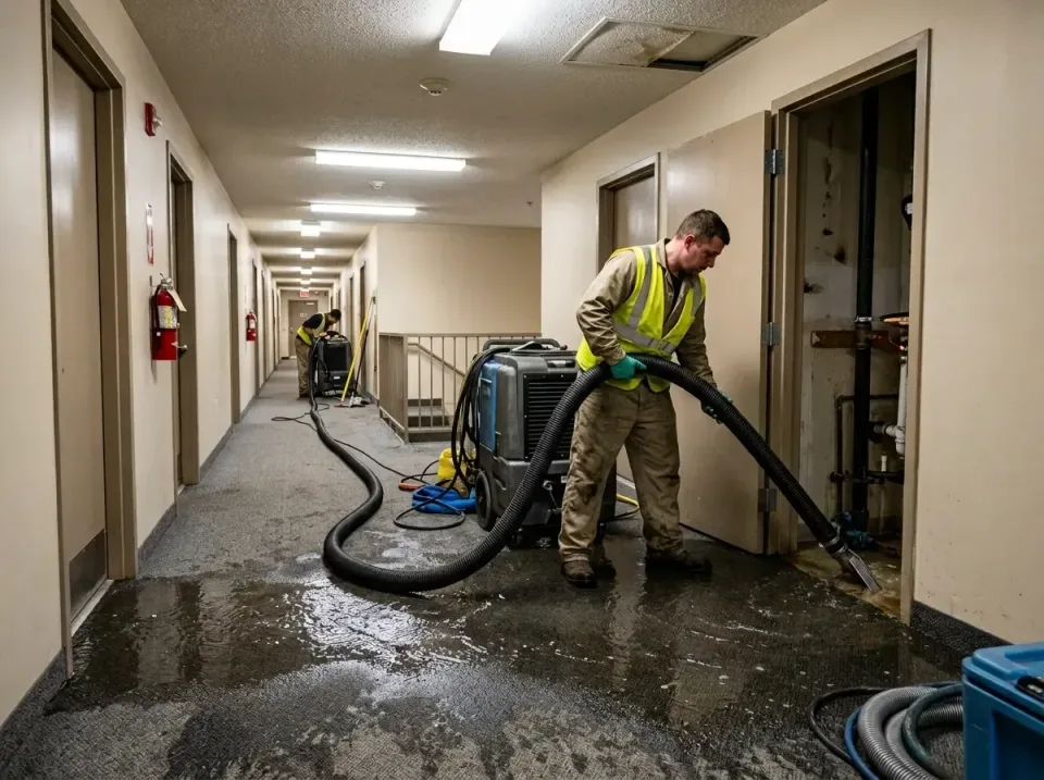multi-unit-apartment-hallway-f-005 — frequently asked questions, Emergency Burst Pipe Water Extraction & Removal in Socastee…